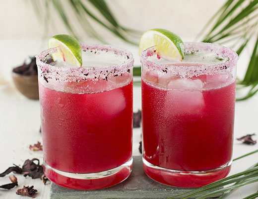 hibiscus margarita cocktail recipe, chef rosie, provecho grill, mexican inspired recipes, calimex food, calimex restaurant, latina chef
