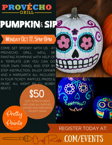Pumpkin n Sip Party at Provecho Grill